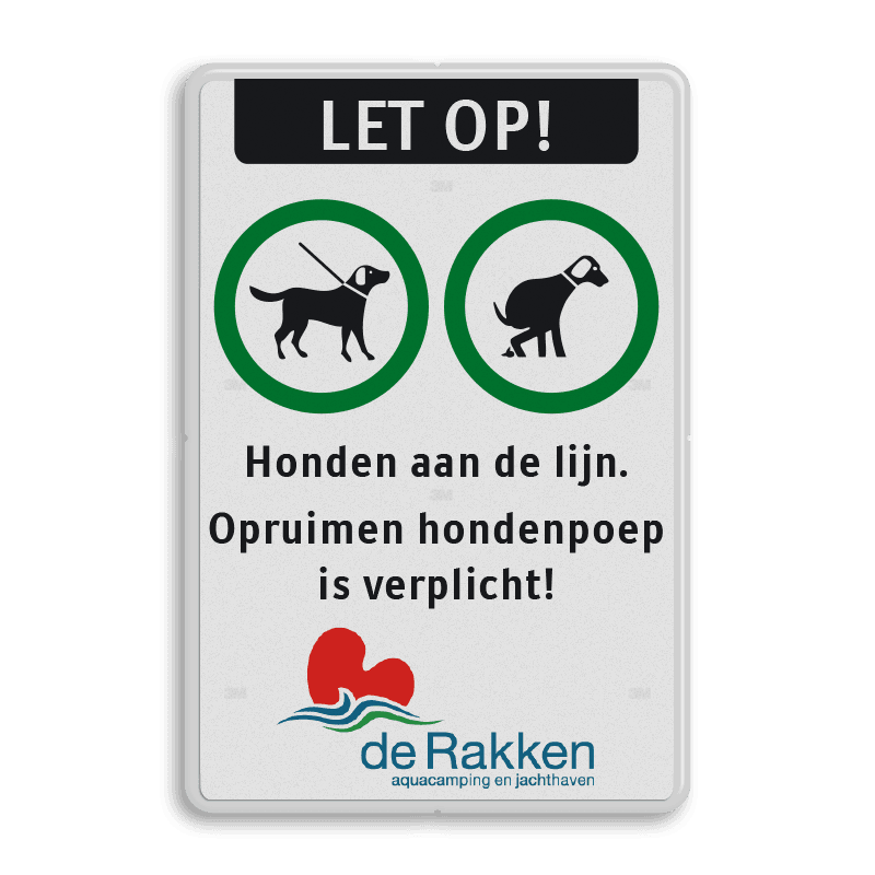 Verstrooien oogsten Beperkt Verkeersbord Honden aangelijnd uitlaten kopen? Opruimplicht | Bestel!