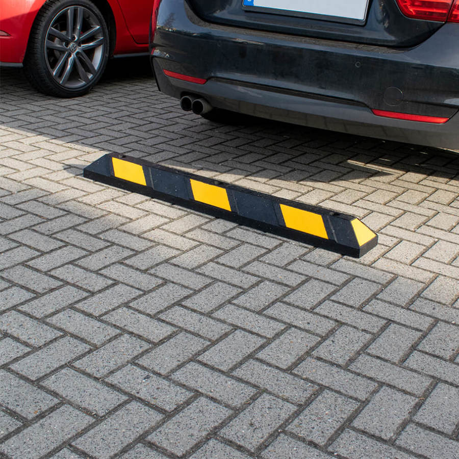 Butée de stationnement en caouctchouc, butée de parking