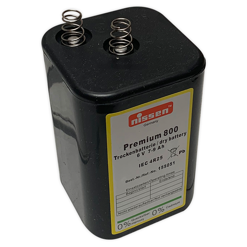 Batterie 6V (7-9 Ah) - Lampes de signalisation - Signalisation temporiare  et matériaux de balisage