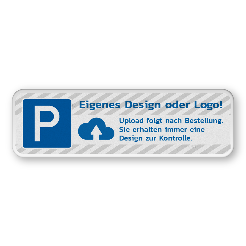 Parkplatzschild logo reflektierend online kaufen