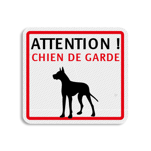 Panneau chien de garde