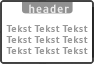 Banner + tekstregels